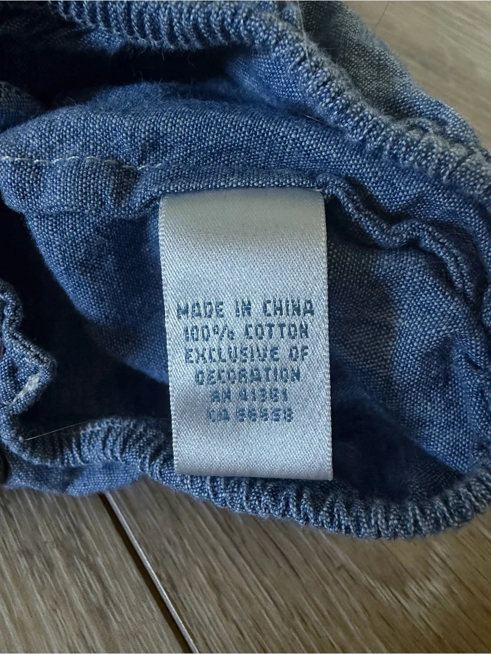 Ralph Lauren Cotton Chambray Baby Bubble Romper